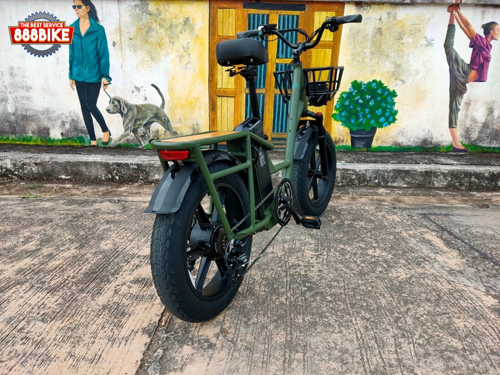 จักรยานไฟฟ้า Fiido T1 CARGO Utility Electric Bike Fat tires เกียร์ 7สปีด แรง 750วัตต์ ล้อ 20นิ้ว