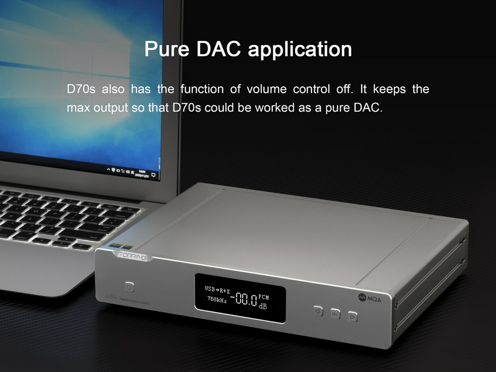 ขาย Topping D70S MQA DAC ตัวแปลงสัญญาณ แบบตั้งโต๊ะ
