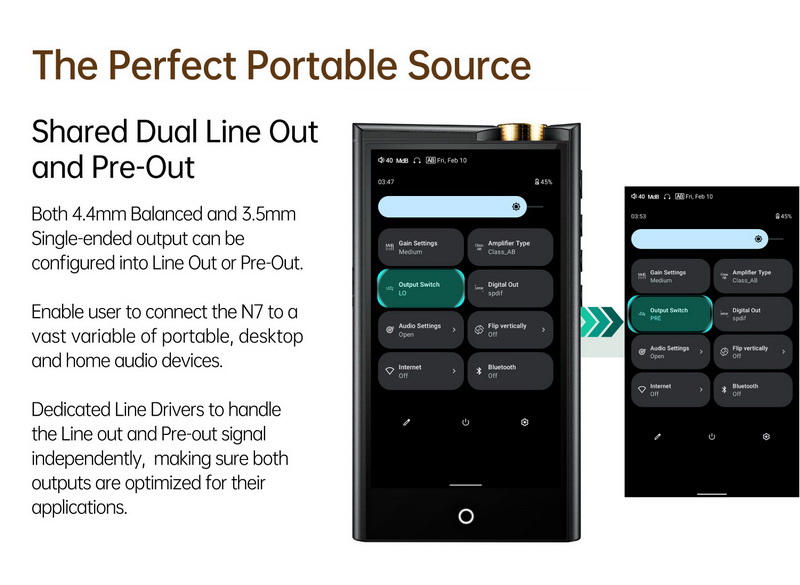 Cayin N7 DAP พกพาระดับเรือธงแห่งยุค Pure 1-bit ระบบปฎิบัติการ Android 12 ประกันศูนย์ไทย