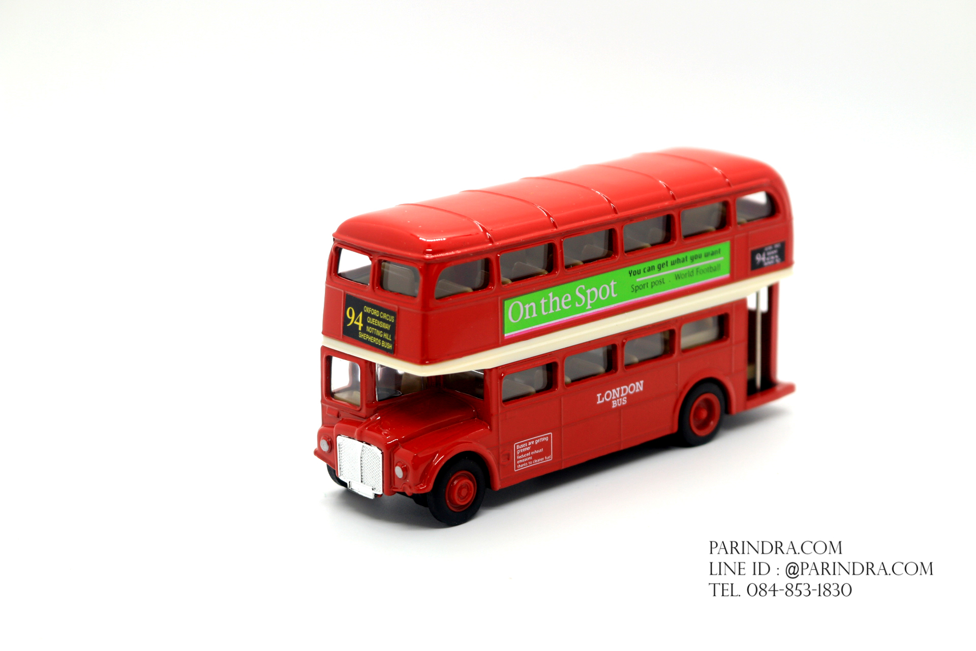 โมเดลรถเหล็ก London Bus รถบัสลอนดอน Die Cast Metal