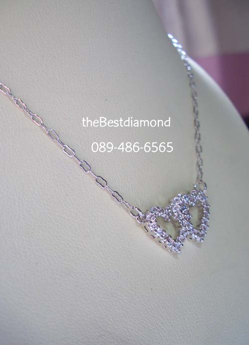 BN013RD+++สร้อยคล้องหัวใจ+++น่ารักม๊ากๆๆๆๆ เป็นรูปหัวใจคล้องกัน ใส่ติดคอได้สบายๆ ใส่ได้ทุกโอกาส ไม่มีout แบบเรียบๆ แต่เก๋ไก๋ สาวๆไม่ควรพลาดนะคะ