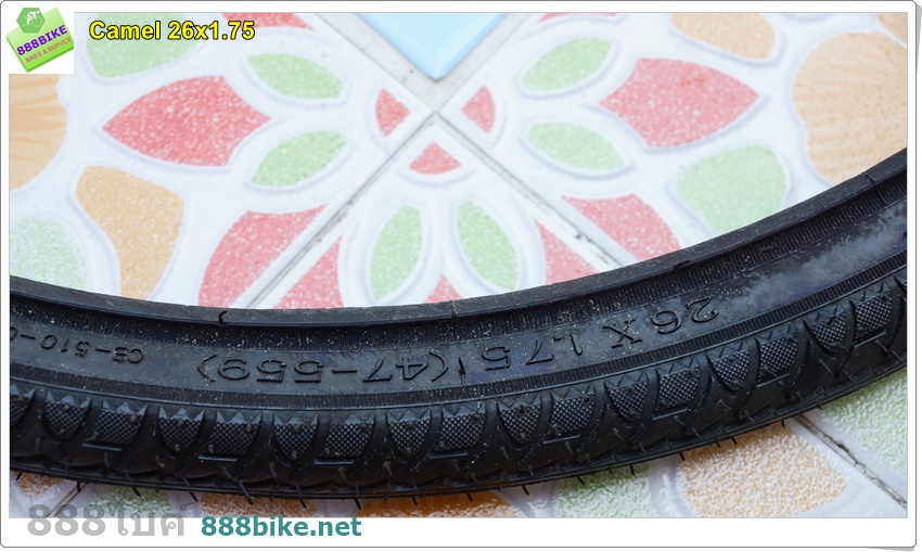 ยางนอกจักรยาน ยางเสือภูเขา DEESTONE,Camel, 26x1.75 ดอกเรียบ (kerry350บาท)(EMS150บาท)