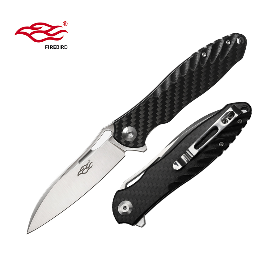 มีดพับ Ganzo กานโซ่ รุ่น FH71-CF / D2 Steel / ด้ามคาร์บอนไฟเบอร์ ของแท้ 100%