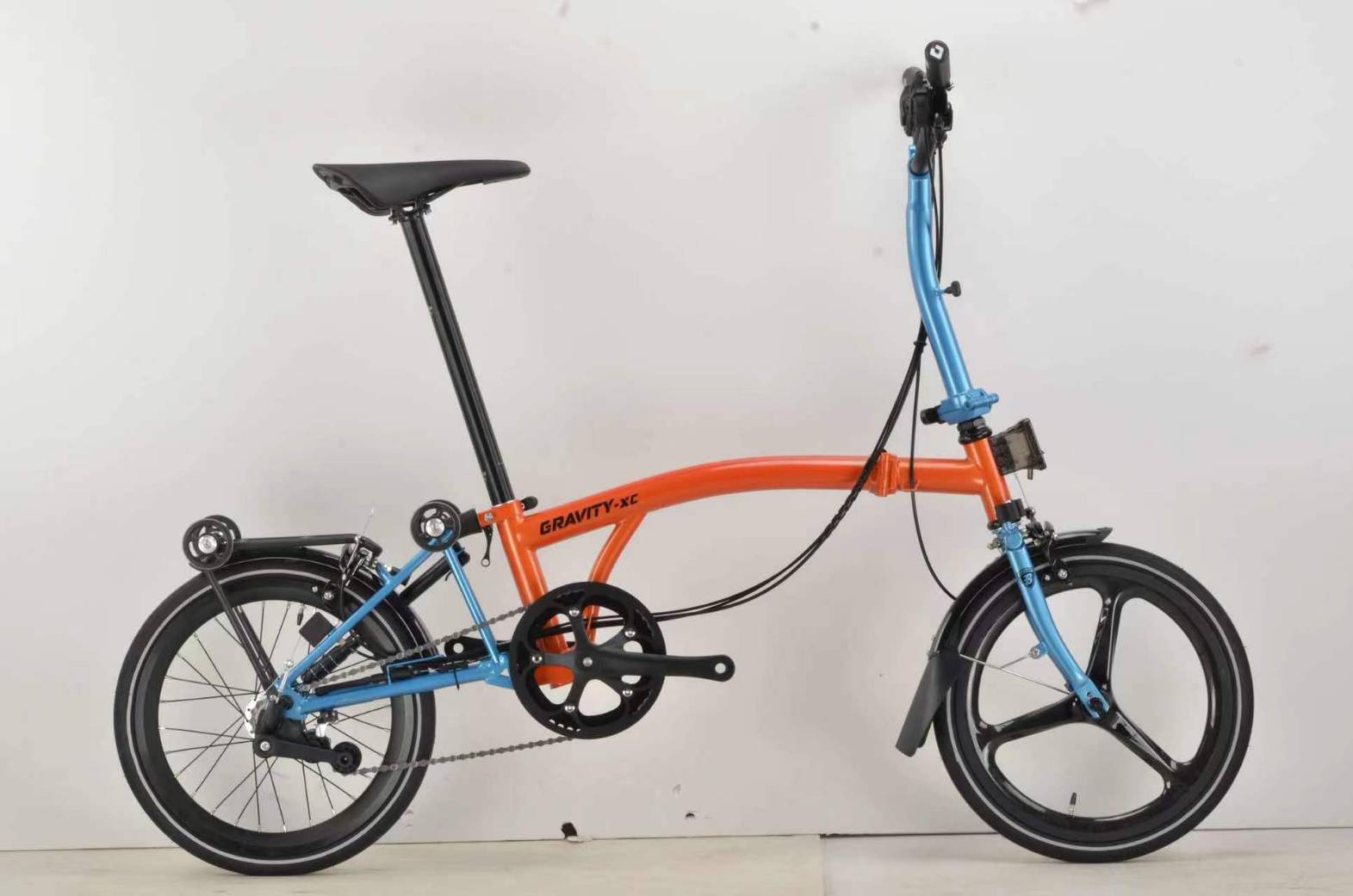 จักรยานพับ BACKER Gravity-XC เฟรม Chromoly Sturmey Archer SRF3, 3*2 สปีด ล้อ 16นิ้ว สามก้าน, MY2021