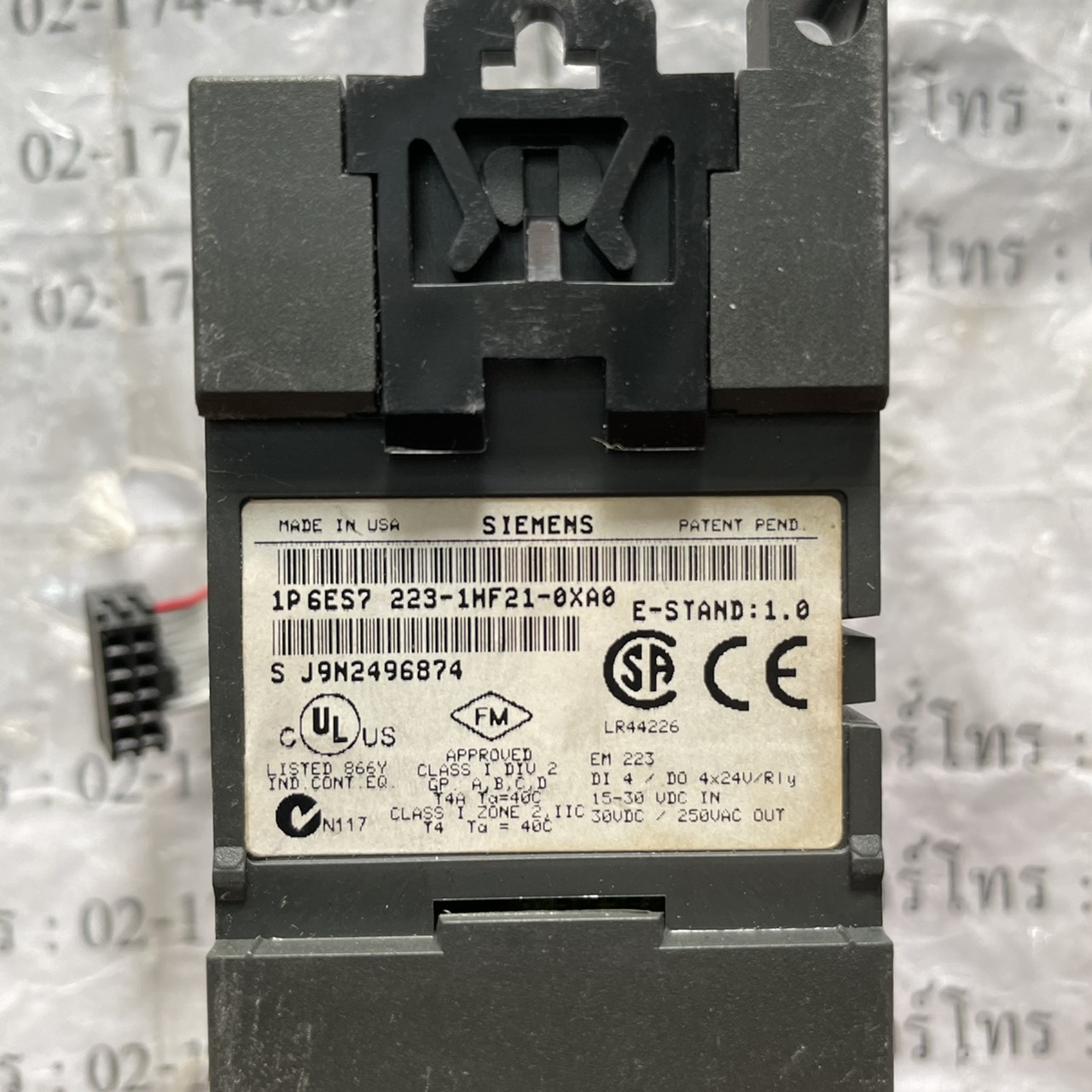 6ES7 223-1HF21-0XA0 PLC " SIEMENS "