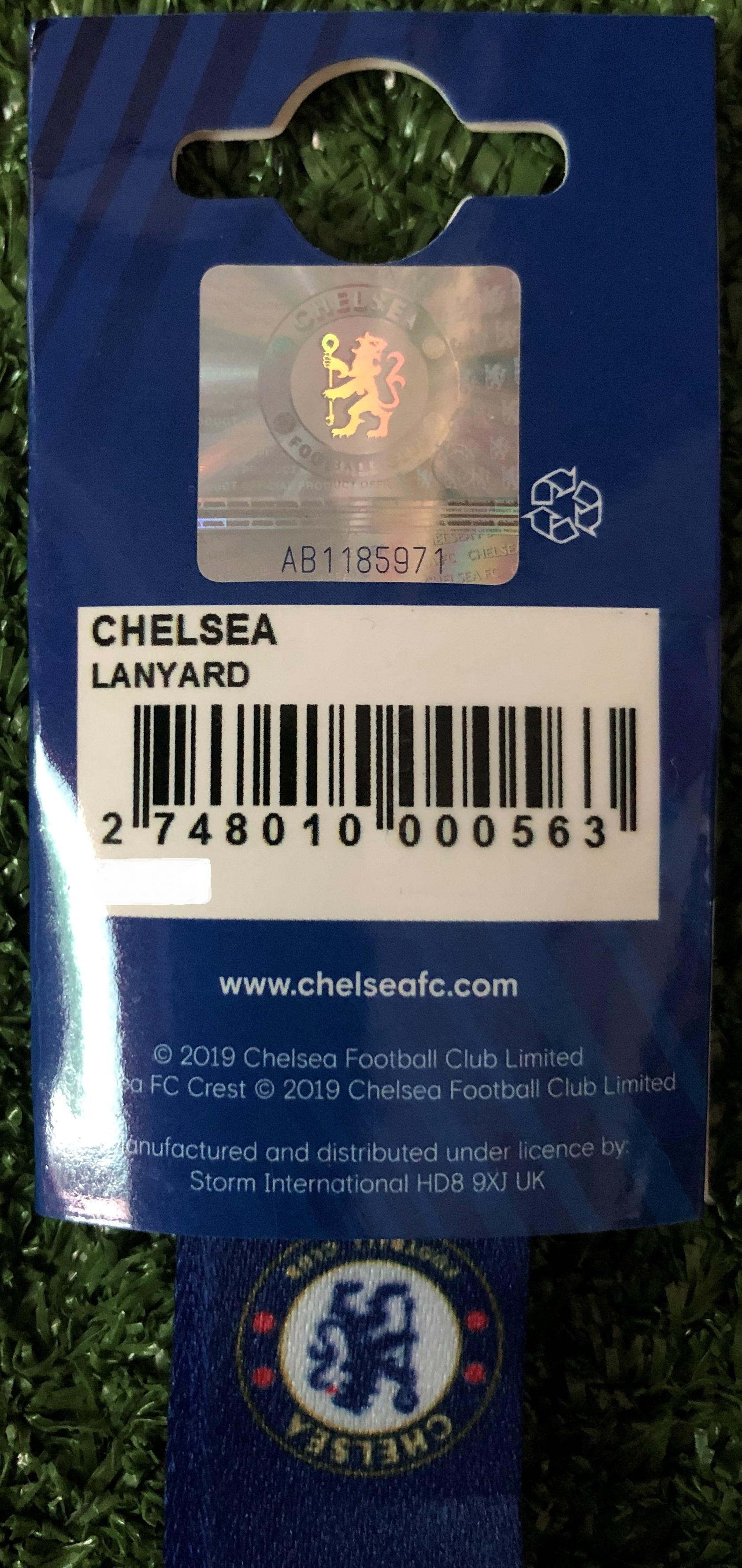 สายคล้องคอติดบัตร ฟุตบอล สโมสรเชลซี - CHELSEA FC ใหม่ / CHELSEA Football Club Lanyard - CHELSEA FC NEW