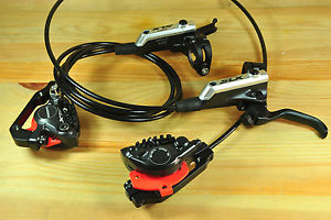 ชุดดิสเบลค SLX BR-M675 หน้า/หลัง ประกอบเสร็จ (มือเบลค/ก้ามเบลค/สายดำ BH90)