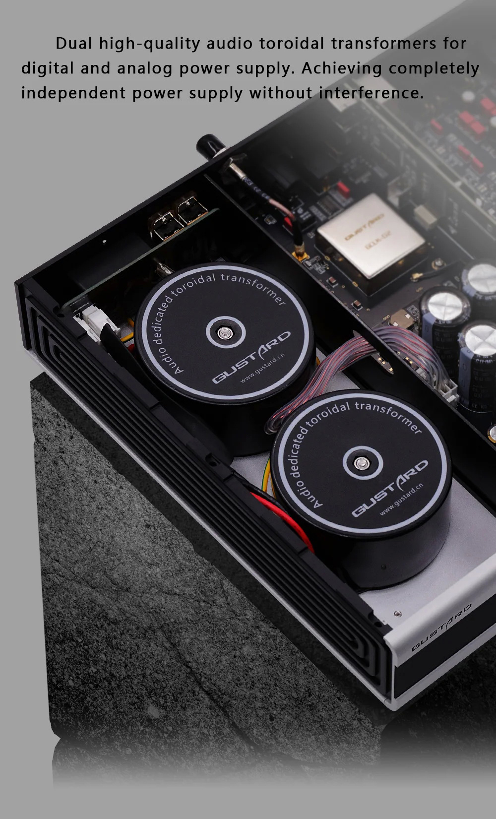 Gustard X26III DAC ตั้งโต๊ะระดับเรือธงชิป ES9039SPRO x2 รองรับ MQA, Roon bridge ประกันศูนย์ไทย