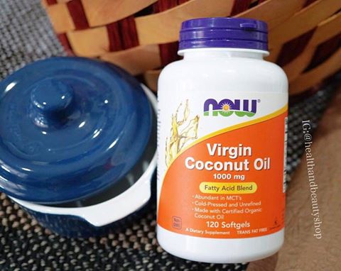 # ทานจุกจิก # Now Foods, Virgin Coconut Oil, 1000 mg, 120 Softgels