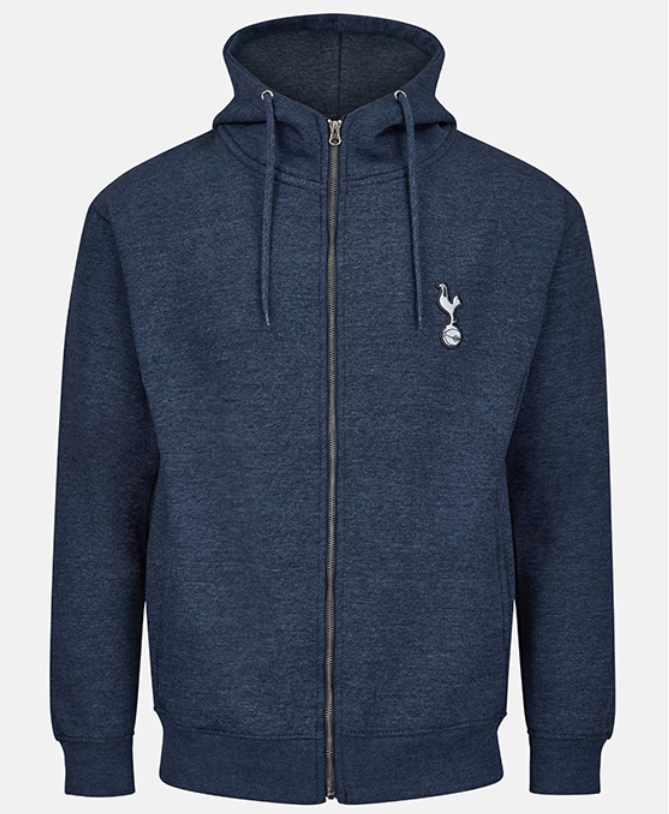 เสื้อฮู้ดทอตนัมฮอตสเปอร์ Essential Full Zip Hoodie สีกรมท่าของแท้