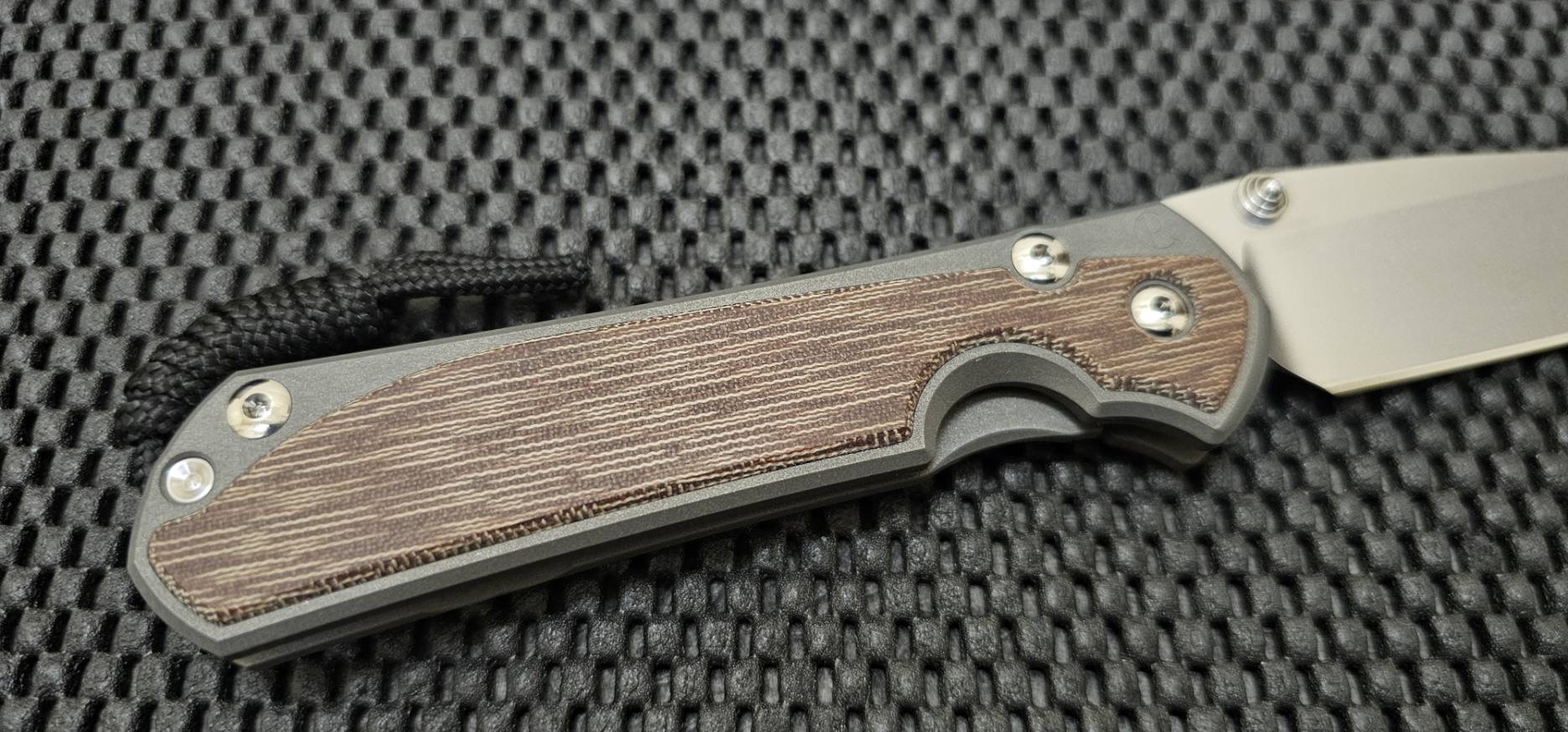 Chris Reeve Large Sebenza 31 - Natural Micarta Inlay - Left-Handed(มือซ้าย)