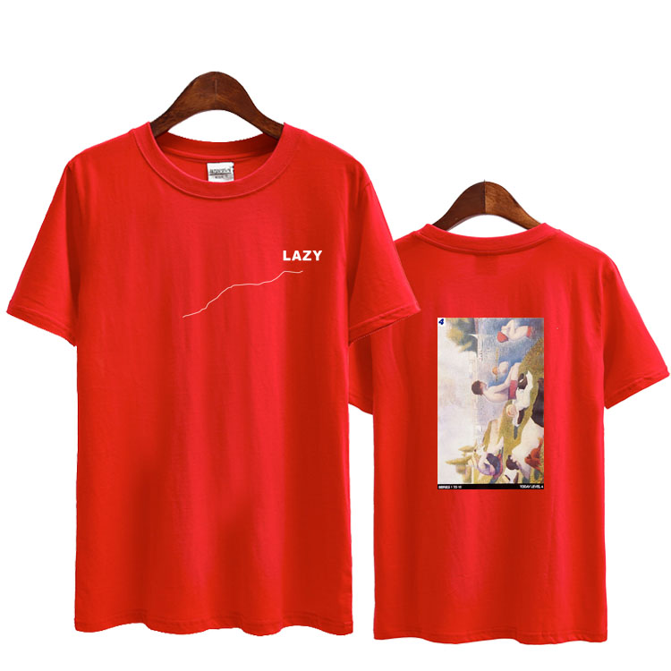 เสื้อยืด (T-Shirt) Lazy แบบ Yugyeom