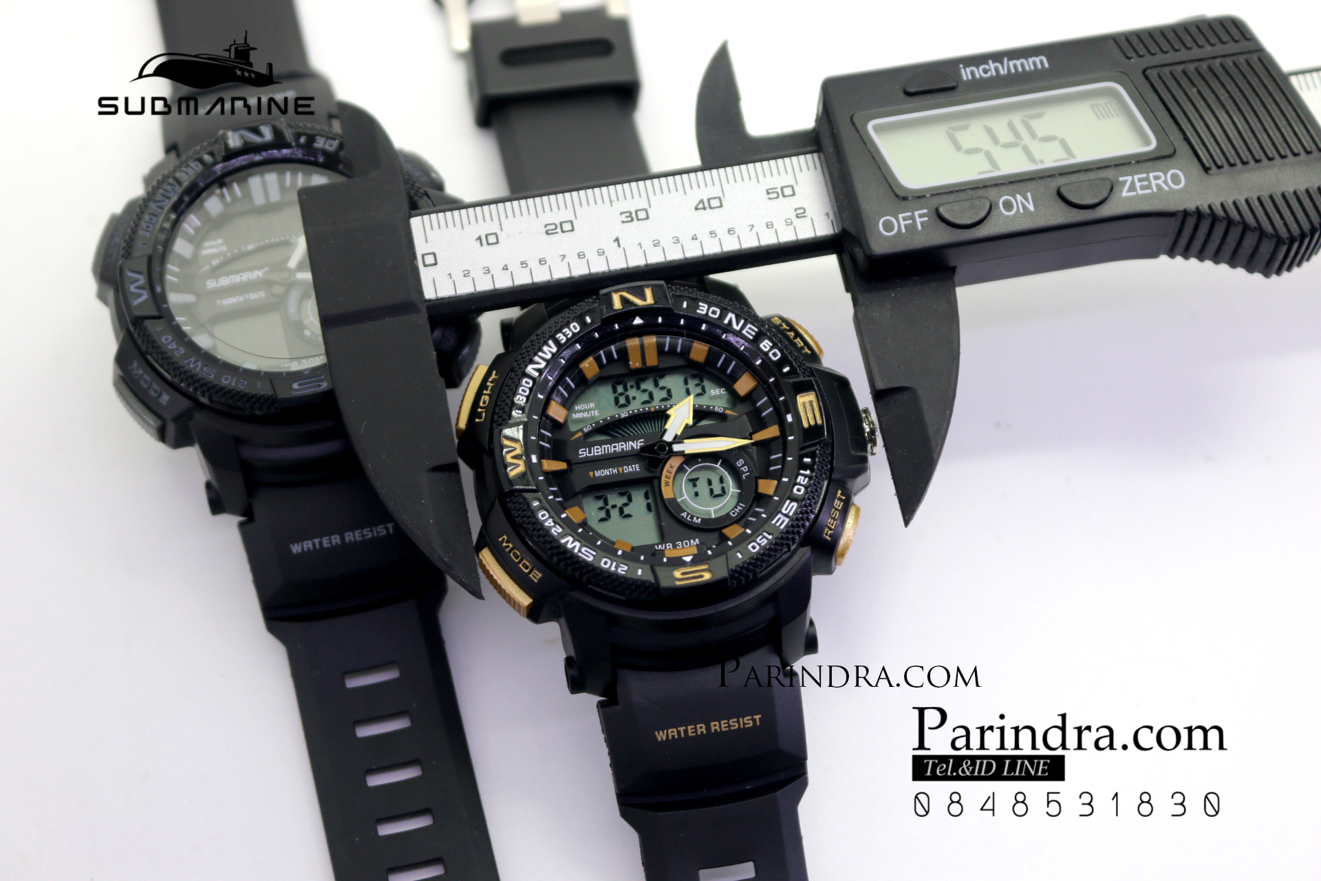 นาฬิกา US submarine Adventure Protector รุ่น TP3184M สีดำ-ทอง