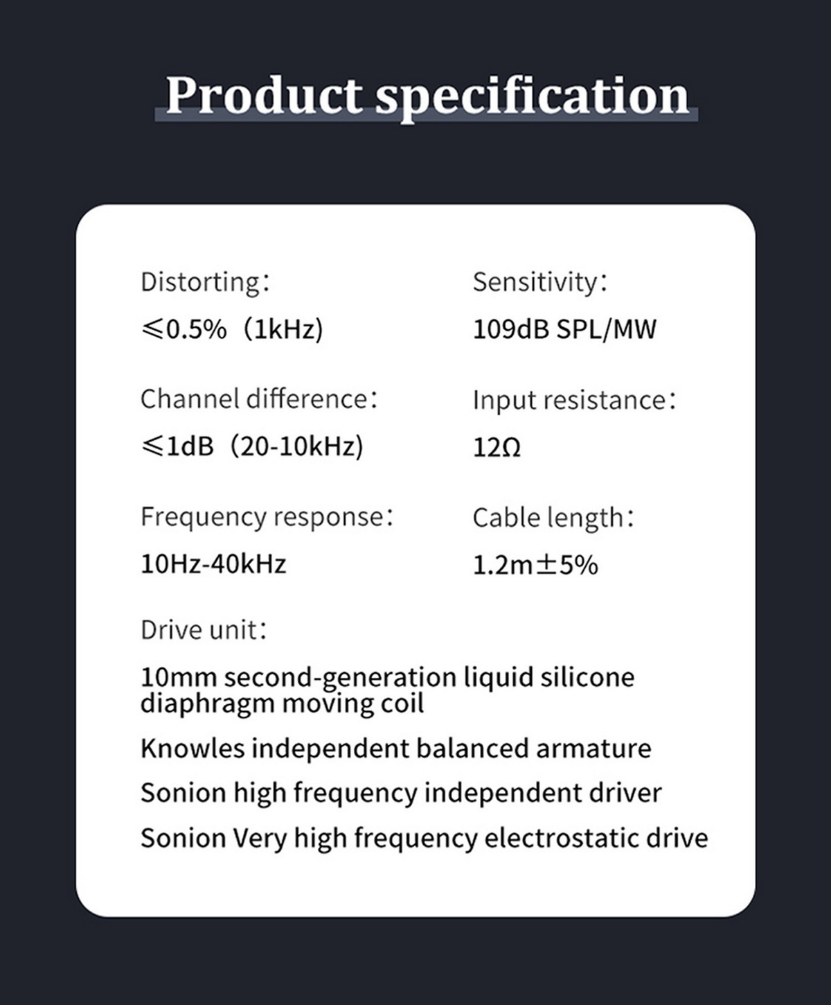 ขาย BGVP NE5 หูฟัง 5 ไดรเวอร์ 2Electrostatic+2BA+DD ประกันศูนย์ไทย