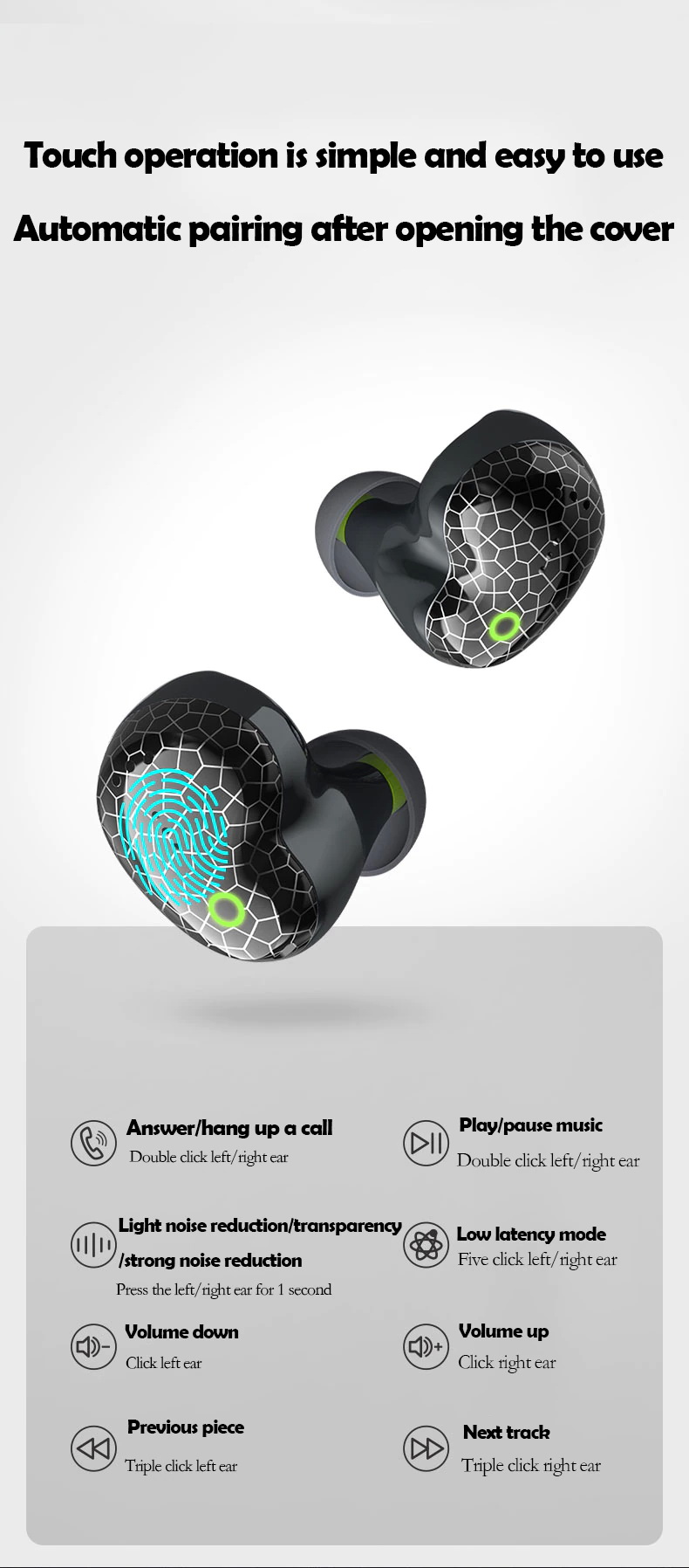 FiiTii HiFiPods หูฟัง TWS ไดรเวอร์ Hybrid กันน้ำ IPX7 ประกันศูนย์ไทย