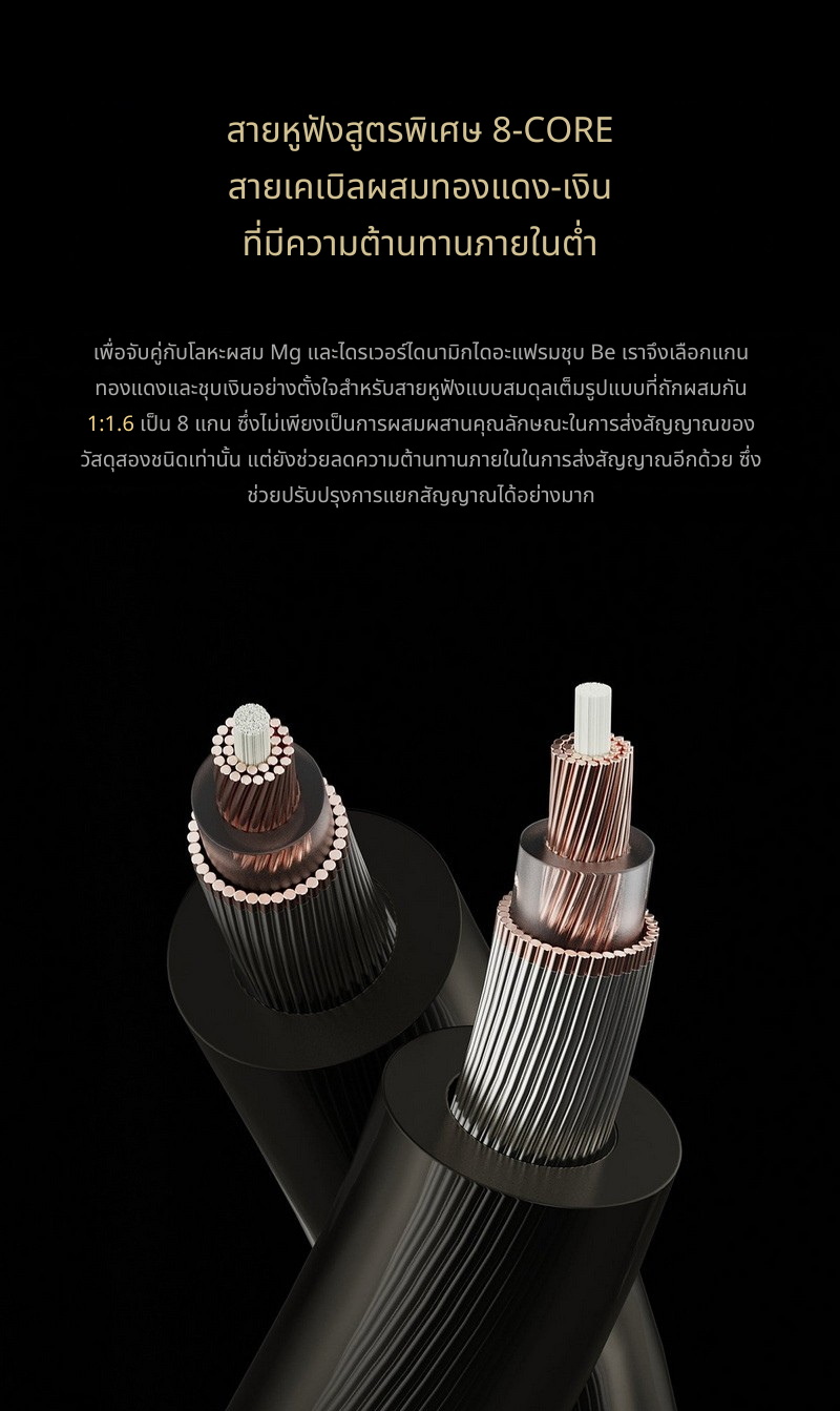 HiBy X Faudio - Project Ace หูฟัง IEMs ไดรเวอร์ Dynamic 12มม. ไดอะแฟรมชุบเบริลเลียม ประกันศูนย์ไทย