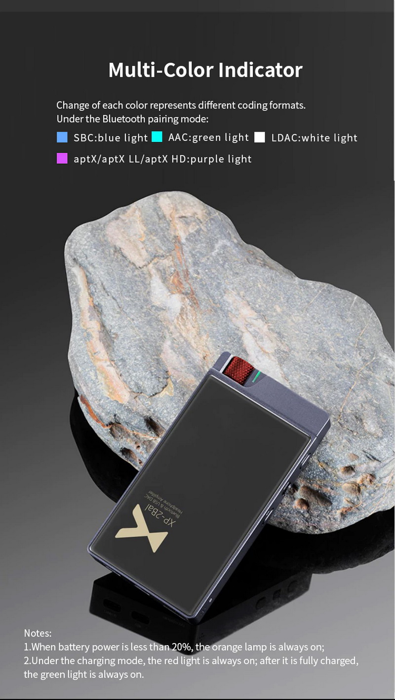 xDuoo XP-2 Bal Bluetooth DAC/AMP พกพา รองรับ Hi-Res ประกันศูนย์ไทย