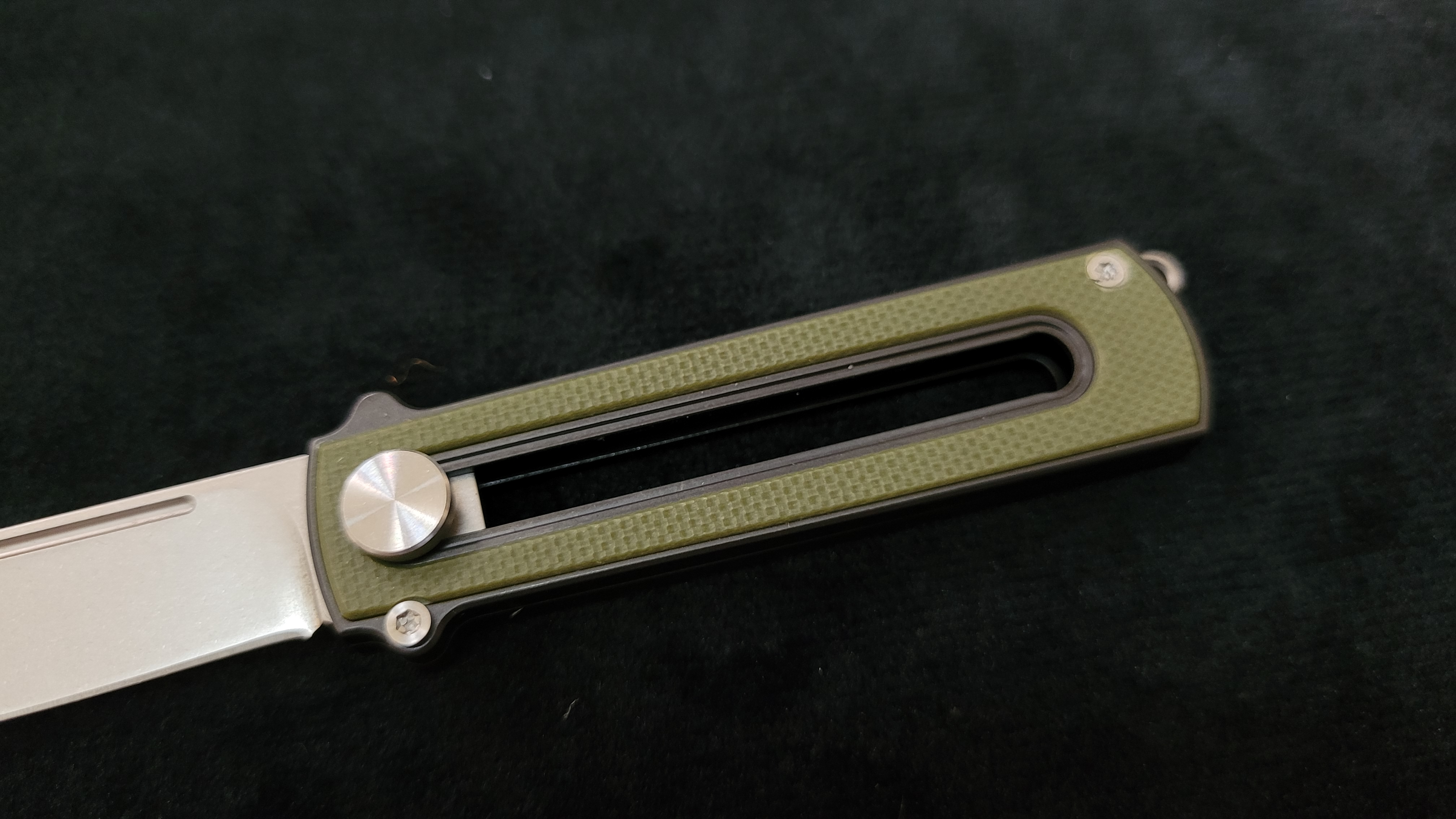 Zr BarloX with M390 Blade-for a short time Dealer's Cost Green Stonewash Blade