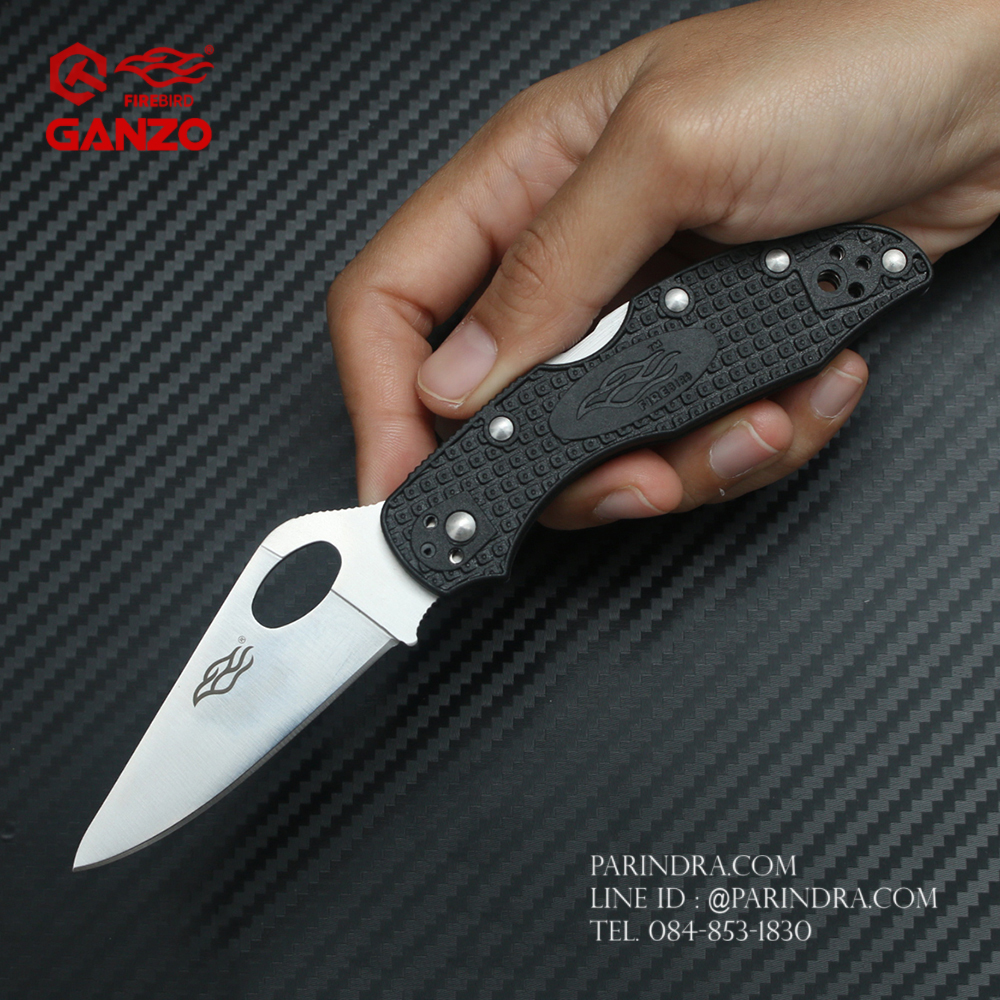 มีดพับ Ganzo กานโซ่ รุ่น F759M-BK สีดำของแท้ 100%