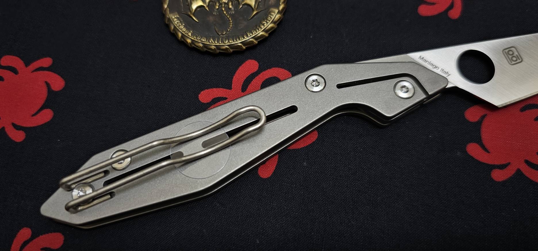 Spyderco NAND Slipit Knife Titanium (3.2" Satin M398)