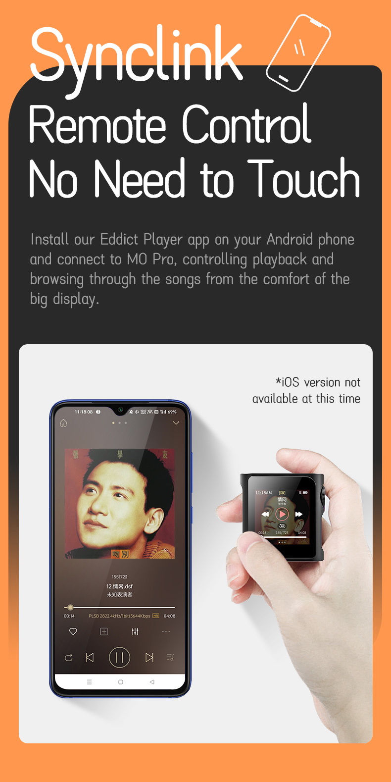 Shanling M0 PRO เครื่องเล่นเพลงพกพาจิ๋ว รองรับ Dual Hi-Res ประกันศูนย์ไทย