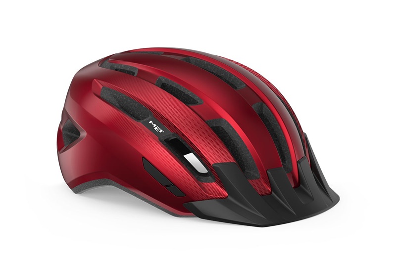 หมวกจักรยาน หมวก MET DOWNTOWN Bike Helmet for Trekking, Touring and E-Bike 2023