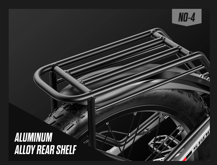 SanMilo S600 จักรยานไฟฟ้ามอเตอร์คู่ 2000W – แบตซัมซุง 48V 17.5Ah ยางหนา 26x3.0 ลุยหิมะ ชายหาด ภูเขา | เริ่มต้น 39,900 บาท