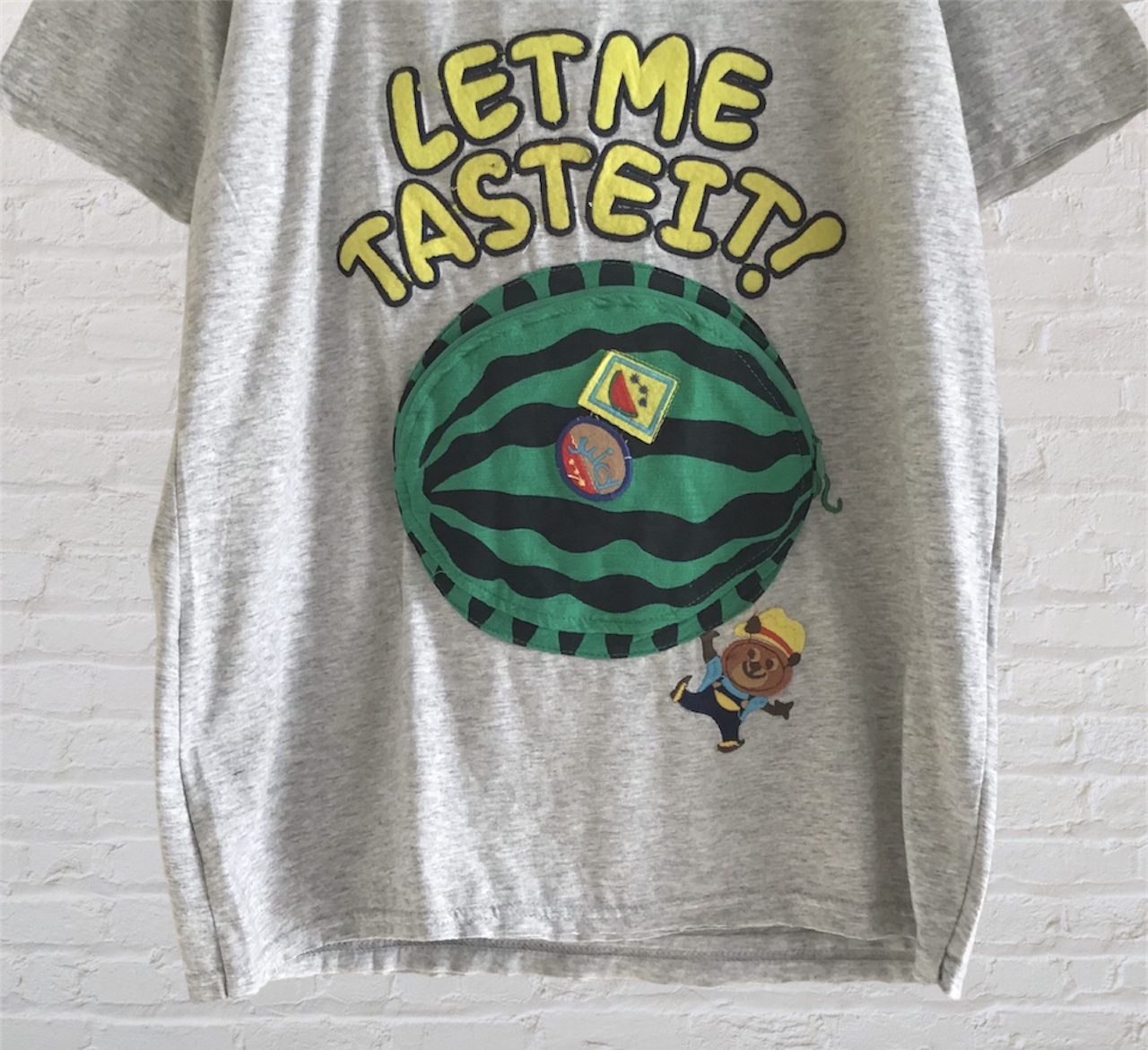 เสื้อยืดปักลายการ์ตูน