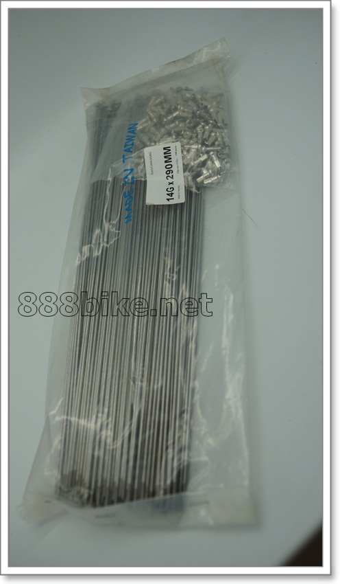 ซี่ลวด 700C แสตนเลส สีเงิน, ขนาด 290, 292, 294MM(โปรดระบุขนาดตรงหมายเหตุ)