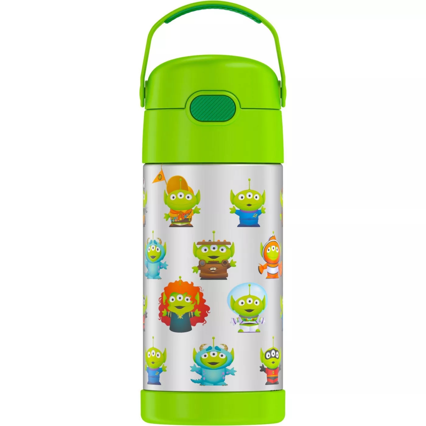 กระติกน้ำเก็บความเย็น ลาย Squeeze Toy Aliens Thermos 12oz FUNtainer Bottle