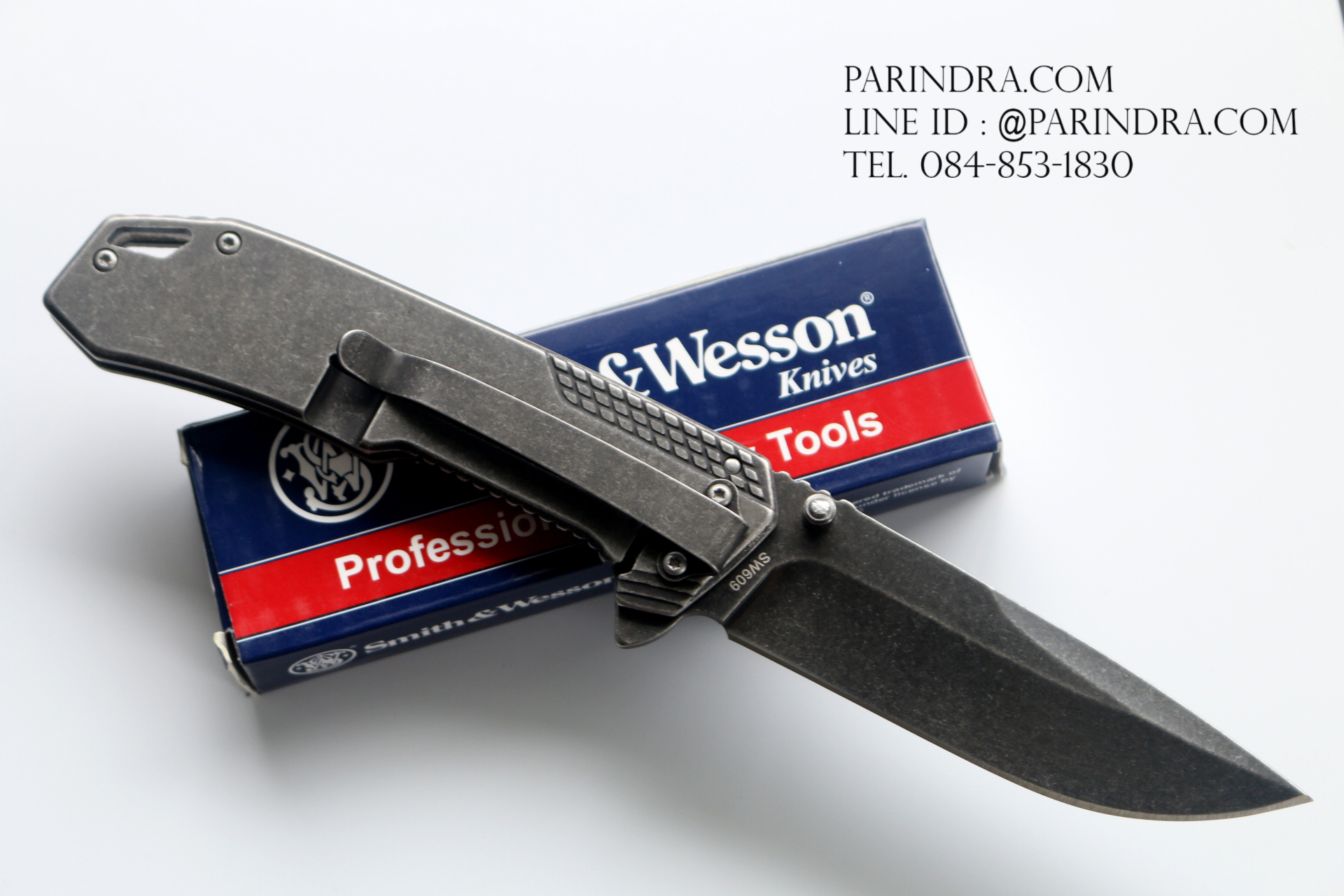 มีดพับ Smith & Wesson SW609 Stone Washed (OEM)