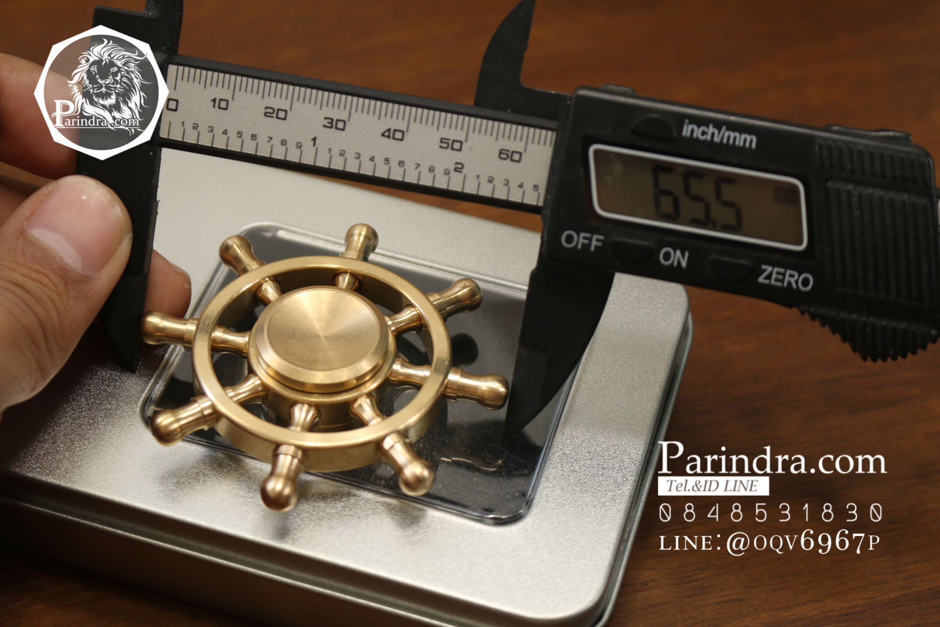 ของเล่นกำลังฮิต Spinner รูป พงันเรือ หมุนดี น้ำหนักเยี่ยม พร้อมกล่องเหล็ก 1