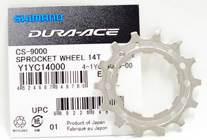 ใบสเตอร์หลัง DURA-ACE, CS-R9100/CS-9000, ขนาด 14T, Y1YC14000