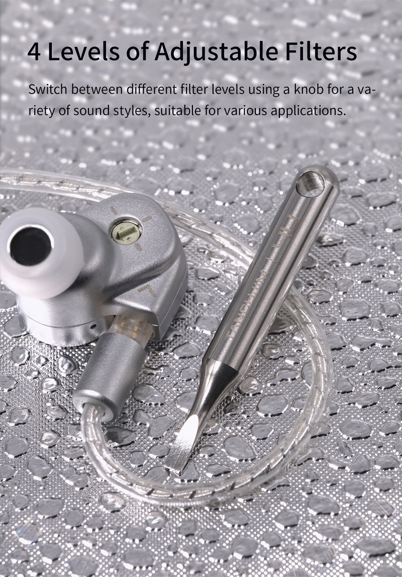 TANCHJIM 4U หูฟัง IEMs ไดรเวอร์ไดนามิก เทคโนโลยี DMT4 Ultra ปรับโทนเสียงได้ ประกันศูนย์ไทย