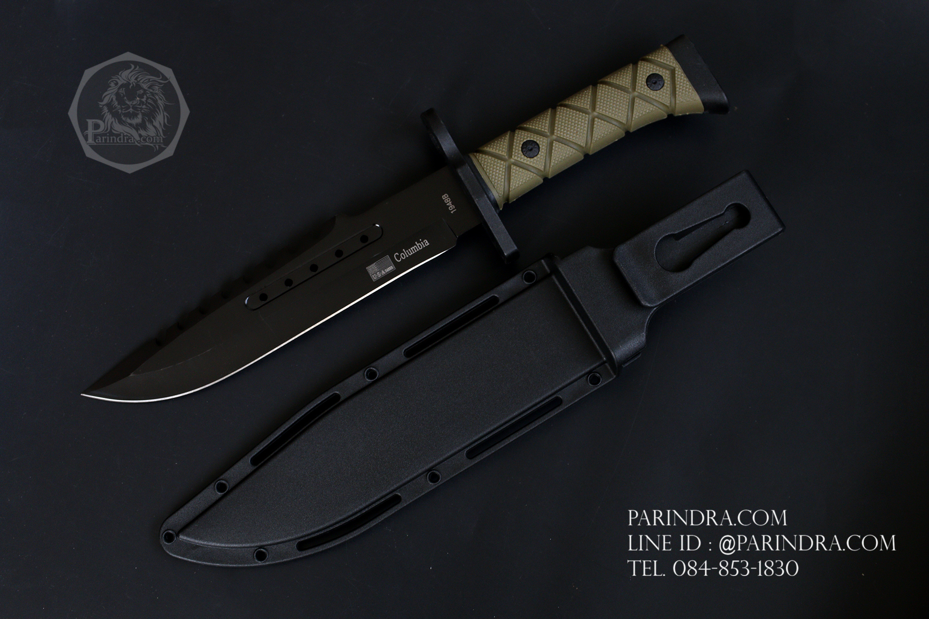มีดใบตาย Columbia พร้อมปลอก รุ่น 1948B ทรงใบมีดสวย พร้อมปลอกมีด พร้อมใช้