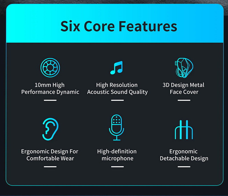 KZ EDXS หูฟังไดรเวอร์ Dynamic 10 mm ประสิทธิภาพสูง ประกันศูนย์ไทย