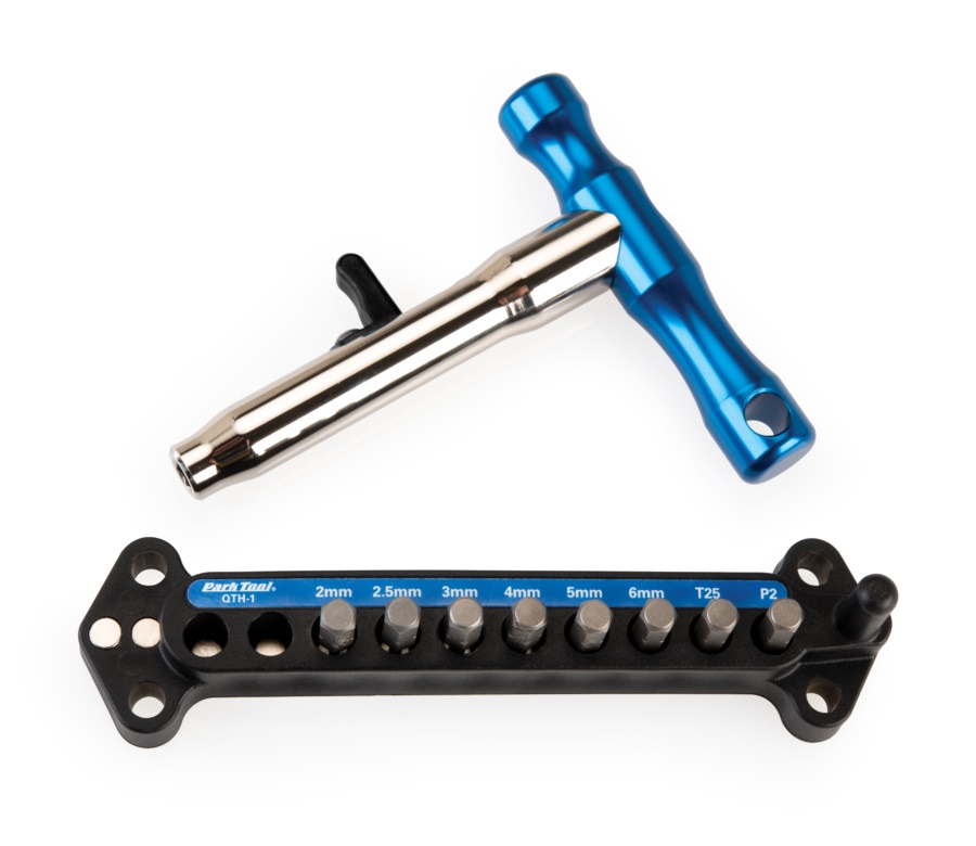 ชุดหกเหลี่ยม PARK TOOL QTH-1 QUICK CHANGE BIT DRIVER SET