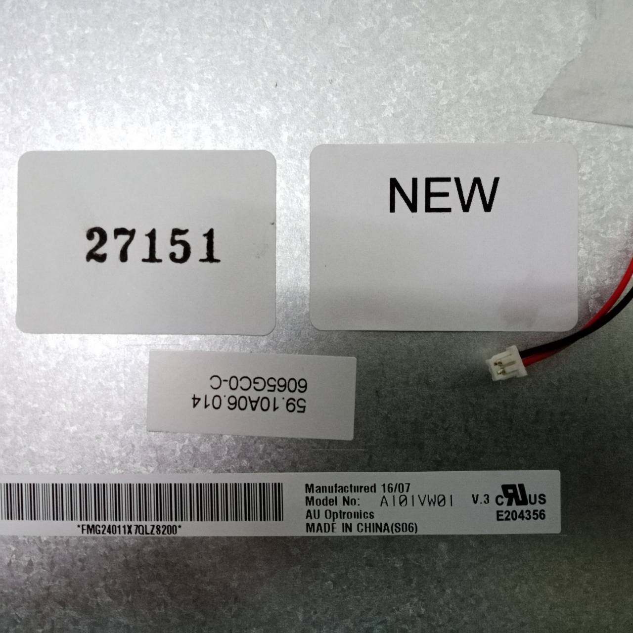 A101VW01 LCD PANEL " AUO "