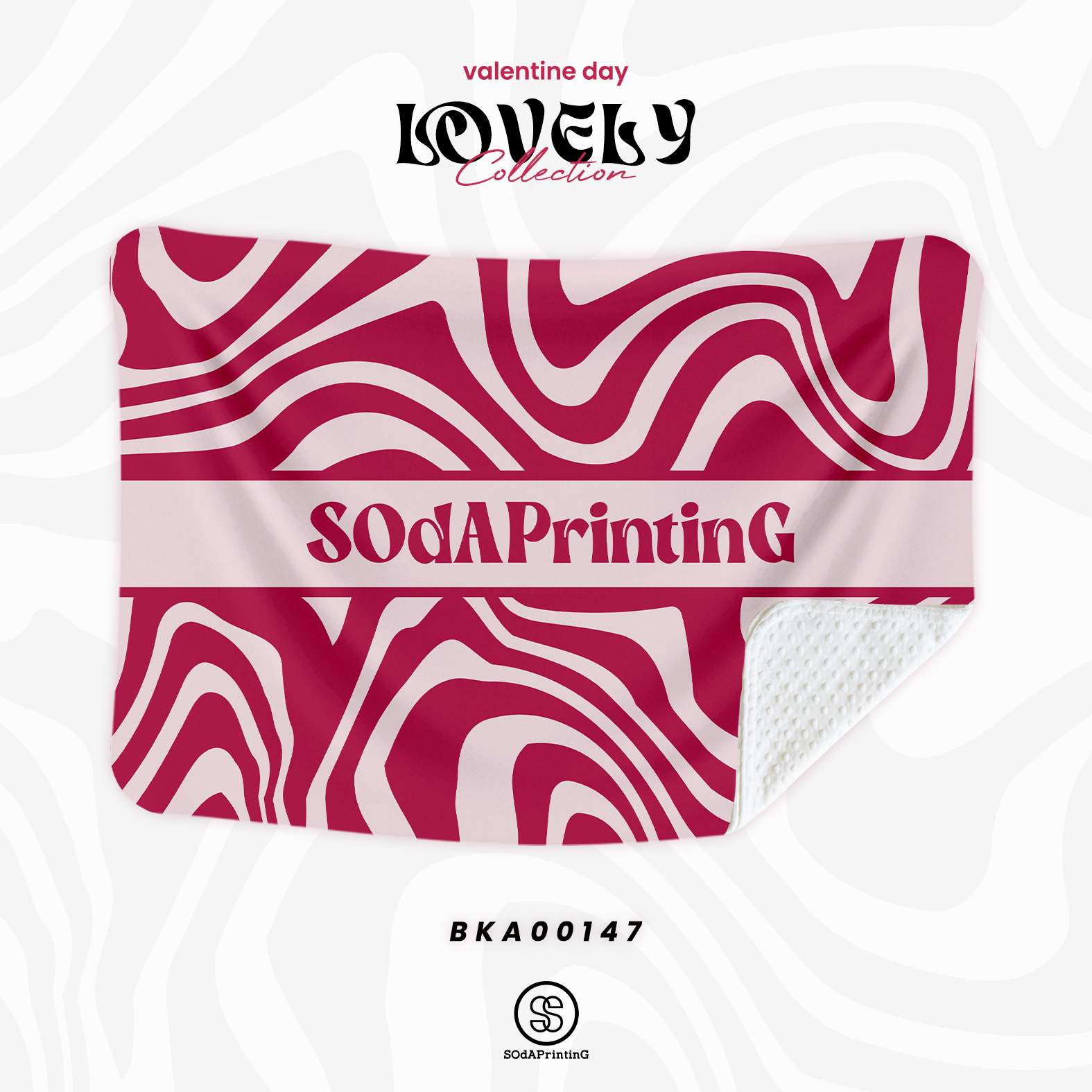 ผ้าห่ม ใส่ชื่อได้ Lovely Collection BKA00147 #ใส่ชื่อได้ #SOdAblanket #SOdAhome