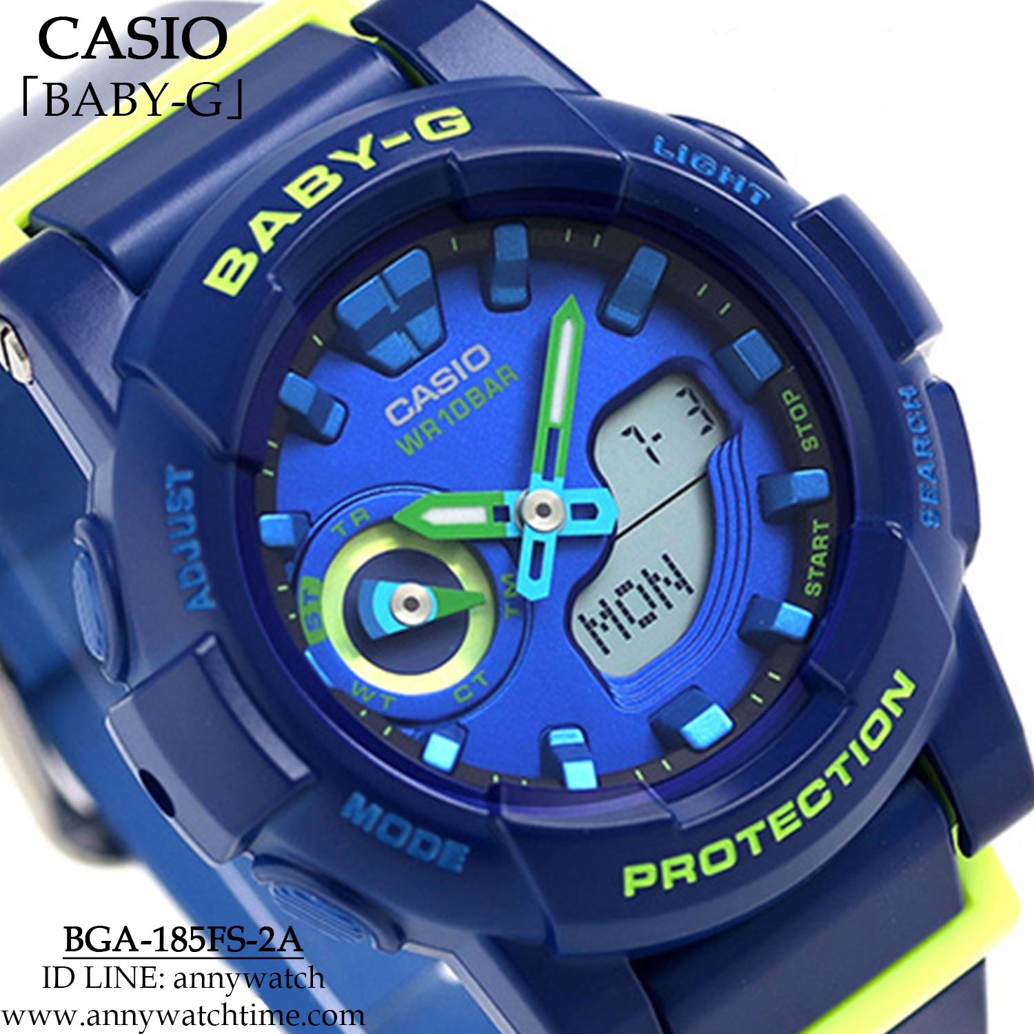 BABY-G BGA-185FS-2A - จำหน่ายนาฬิกาของแท้ 100% รับซ่อมนาฬิกา 