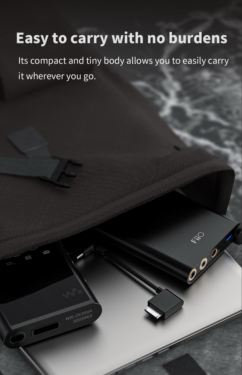 ขาย FiiO L27-TC สายแปลง WMPort เป็น Type-C สำหรับ Sony MP3 Player