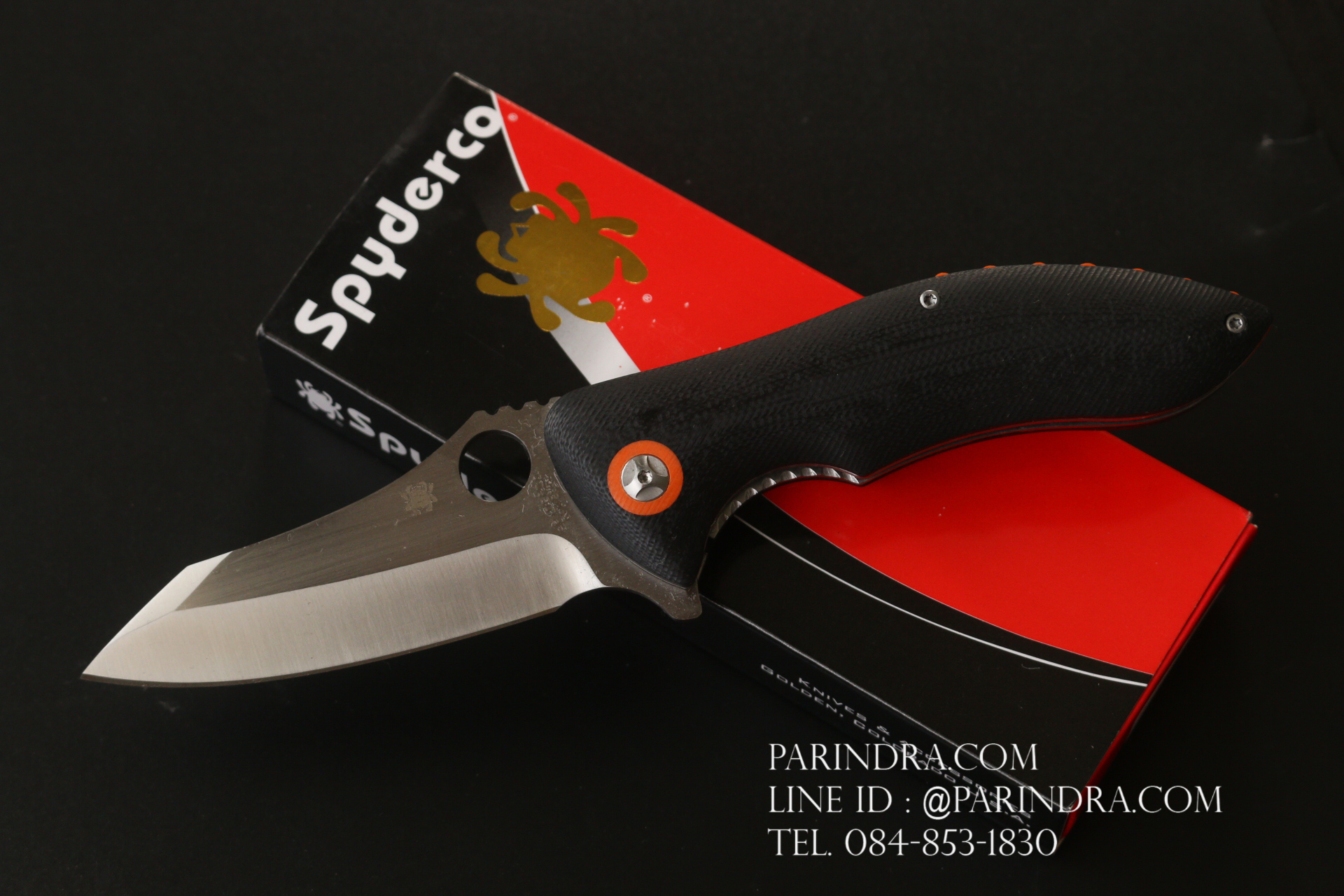 มีดพับ Spyderco Rubicon Pin II (2) ทนถึกสุดใจ คมกริบ ขนาด 8 นิ้ว (OEM) A+