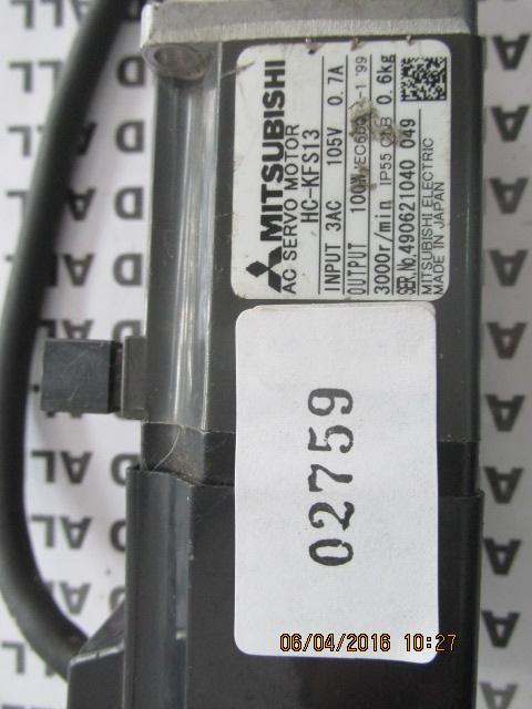SERVO MOTOR “ MITSUBISHI ” รุ่น HC-KFS13