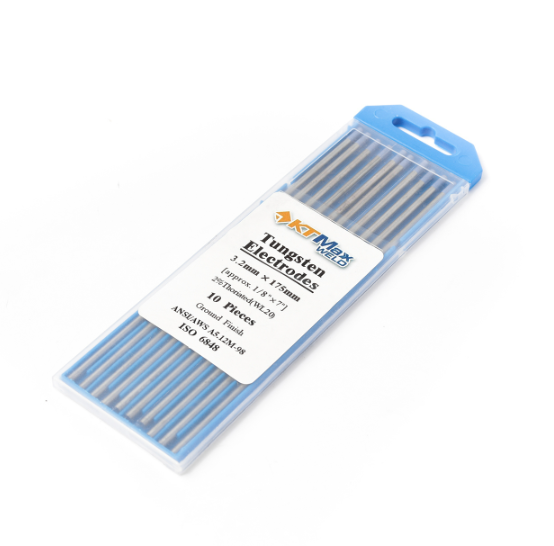 ลวดทังสเตนสีฟ้า 3.2MM เครื่องเชื่อม เคที แม็กซ์ เวลด์ รุ่น WL20 (10PCS/1PAC) Pn.KT-M022-WL32 ##