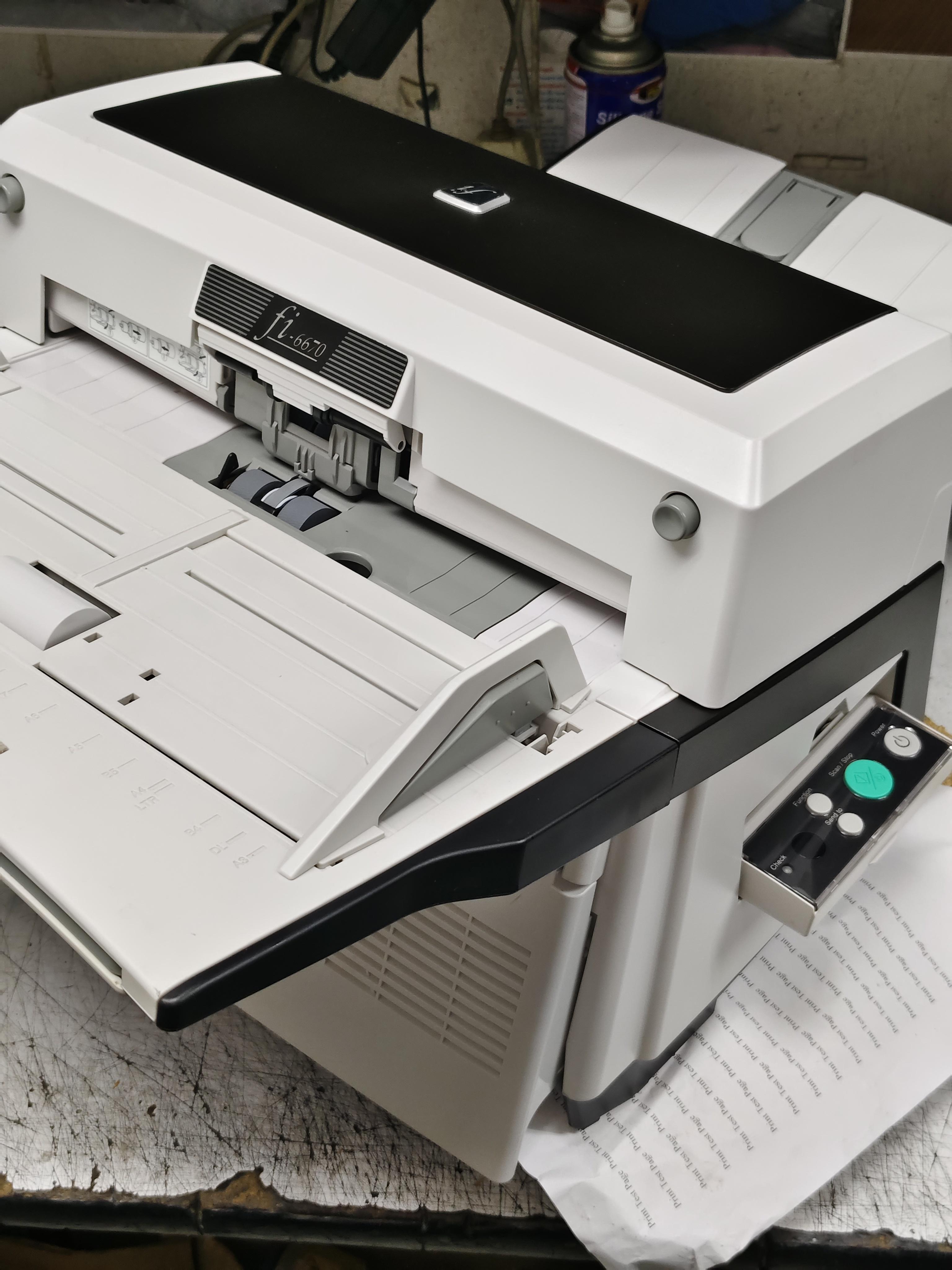 FUJITSU FI-6670 มือสอง สแกนเนอร์ Scanner ขนาด A3 มือสอง สภาพใหม่มาก ผ่านการใช้งานยังไม่ถึง 200 แผ่น