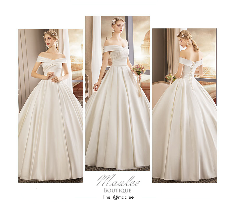 Pro-order ชุดเช่า ชุดแต่งงาน มินิมอล ชุดหมั้น