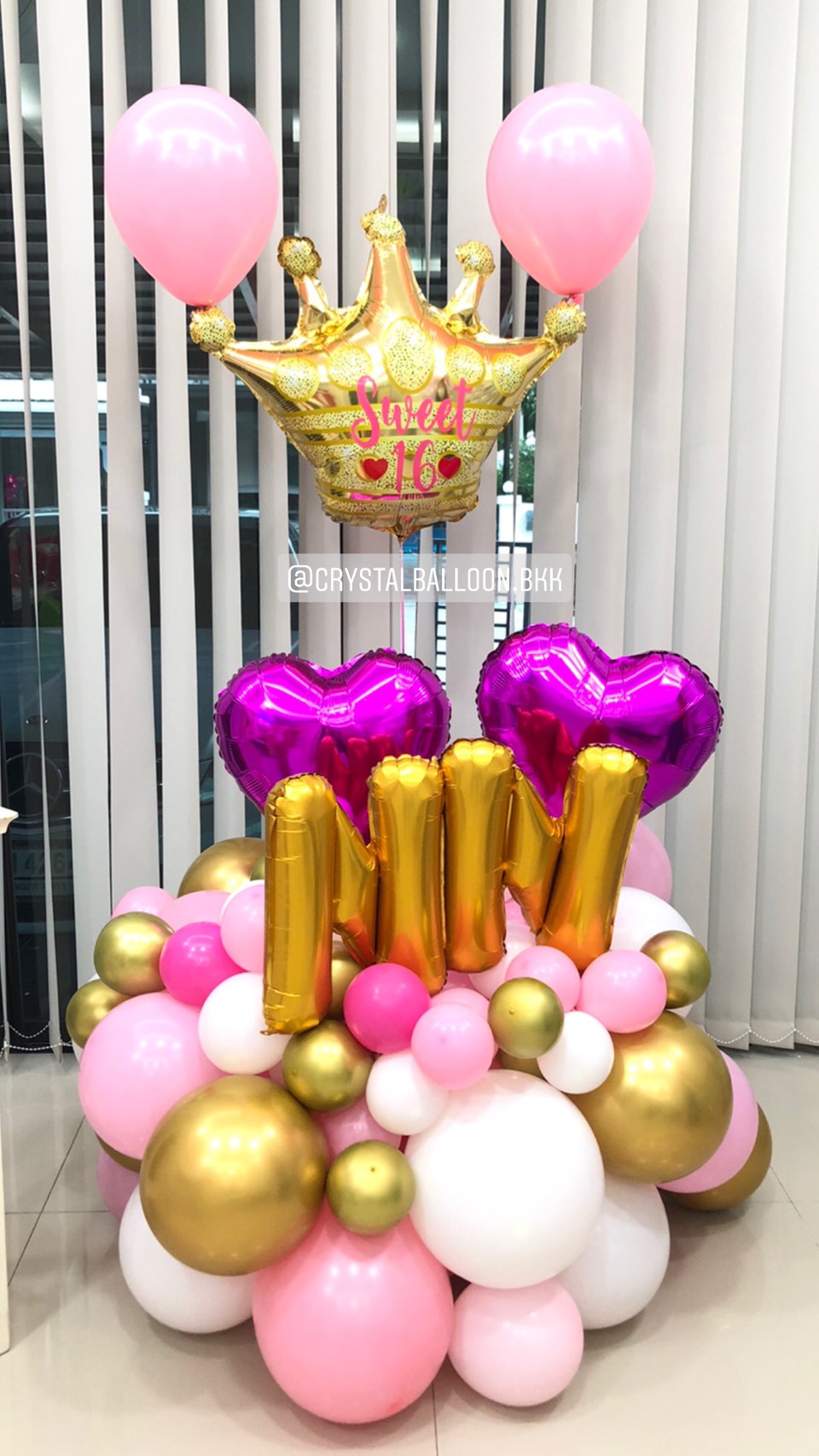 ลูกโป่ง วันเกิดเด็ก Organic พร้อม ฟอยล์หัวใจ ขนาด 18" 2 ชิ้น พร้อม ฟอยล์ตัวอักษร ขนาด 16" 2 ตัวอักษร,ฟอยล์มงกุฎ 1 ชิ้น พร้อมตกเเต่ง สามารถเปลี่ยนสีลูกโป่ง/เปลี่ยนข้อความ/เปลี่ยนสี-ฟอยล์ตัวอักษร/เปลี่ยนฟอยล์ตกแต่งได้