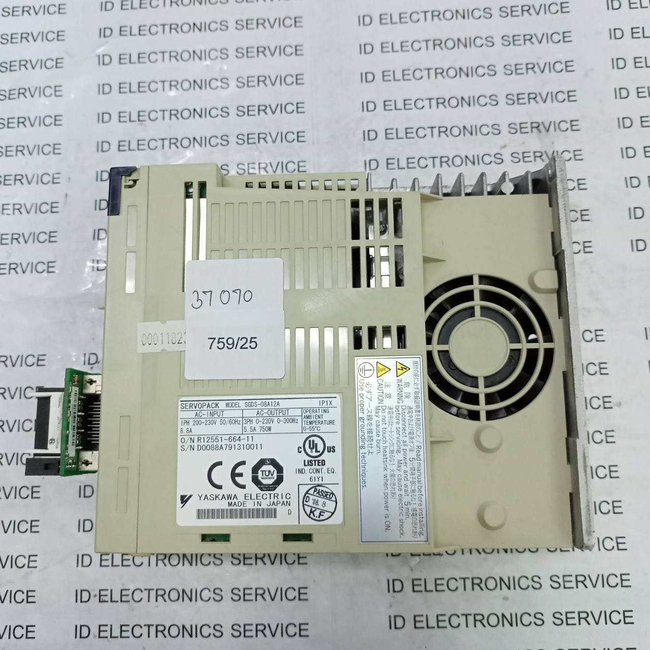 SGDS-08A12A SERVO DRIVE “ YASKAWA ”
