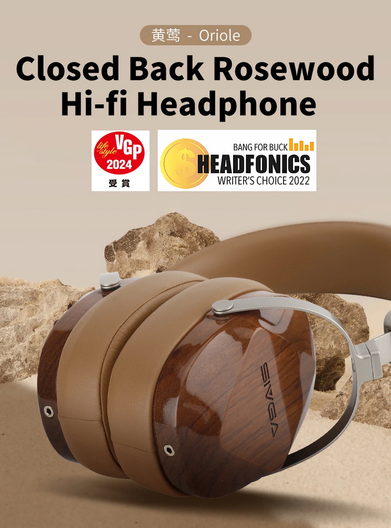 Sivga Oriole หูฟัง Headphone ไดรเวอร์ไดนามิก เสียงเที่ยงตรงสูง ไม้แบบปิดด้านหลัง ประกันศูนย์ไทย