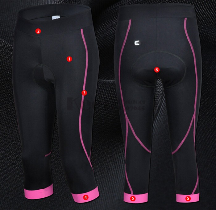 กางเกงปั่นจักรยาน Cheji Cycling pants (KORIA) ,CJ-CT-2185-04 (4 ส่วน) ขาสี่ส่วน